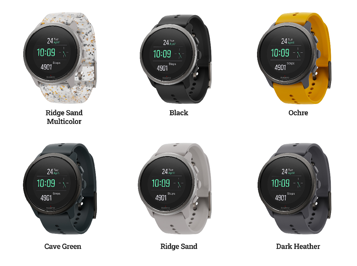 Suunto 5 Peak – barevné varianty