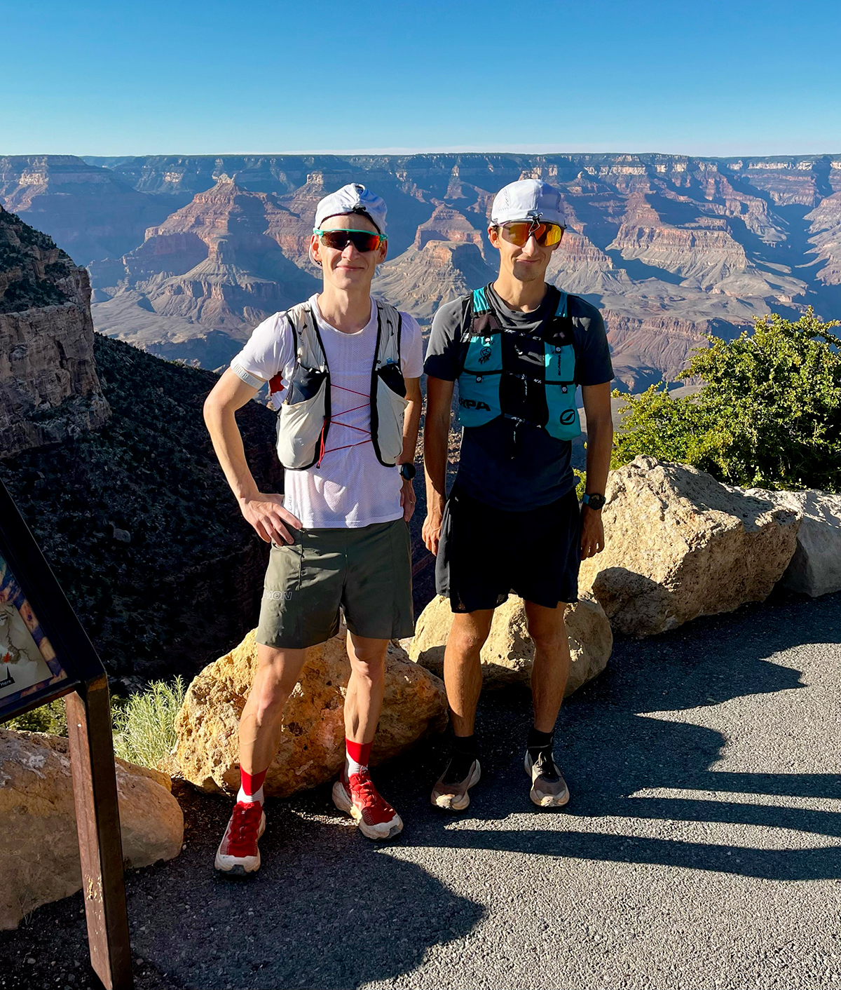 Peter Fraňo a Tomáš Maceček u Grand Canyonu.