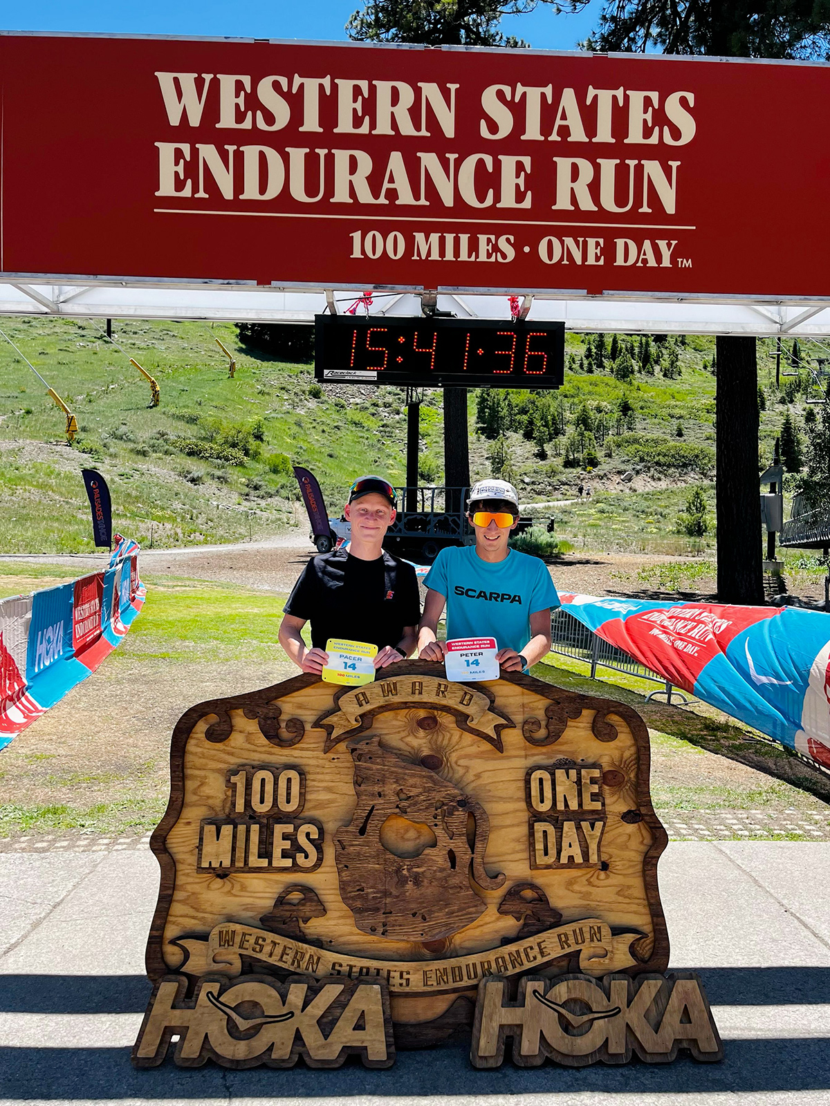Tomáš Maceček a Peter Fraňo na Western States 100