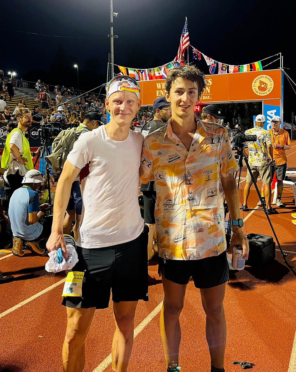 Tomáš Maceček a Peter Fraňo na Western States 100