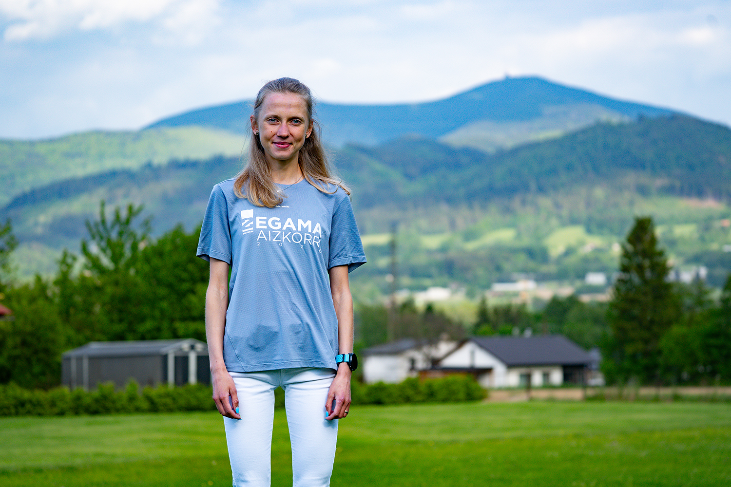 Barbora Bukovjan v Beskydech