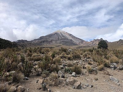 A ještě jednou Pico de Orizaba, která se zrovna ukázala v plné kráse.