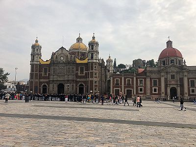 Bazilika Panny Marie Guadalupské v centru Mexico City.